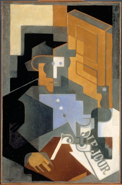 来自图兰的男子，1918年。 作者 胡安·格里斯