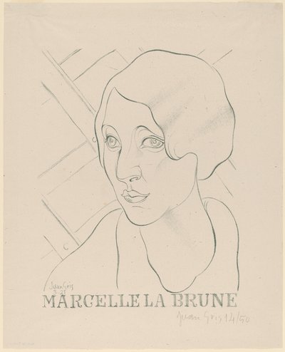 Marcelle la Brune 作者 胡安·格里斯
