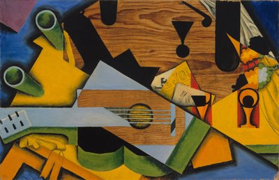 静物与吉他 作者 Juan Gris