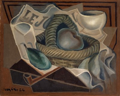 篮子，1924年 作者 胡安·格里斯