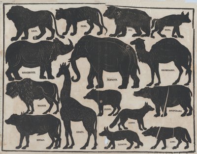 第5张中国皮影戏图，约1850-70。 作者 胡安·洛伦斯