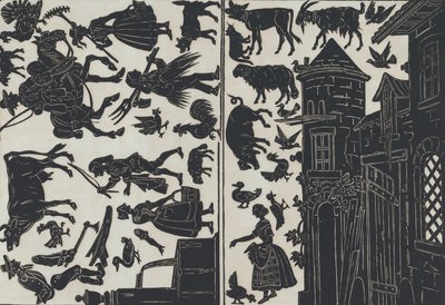中国皮影戏的第6张图，1859年。 作者 胡安·洛伦斯