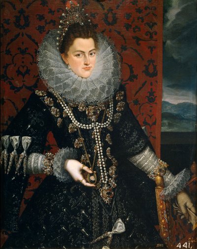 奥地利的伊莎贝尔·克莱尔·尤金妮 (Isabelle of Spain) 作者 胡安·潘托佳·德拉克鲁兹