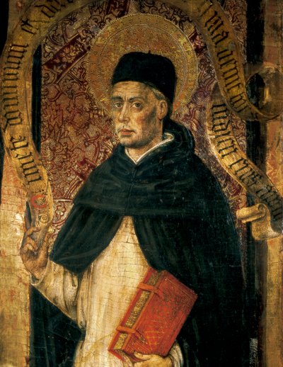 Representation of St. Vincent Ferrer (1350-1419), Dominican priest 作者 Juan Rexach或Reixach