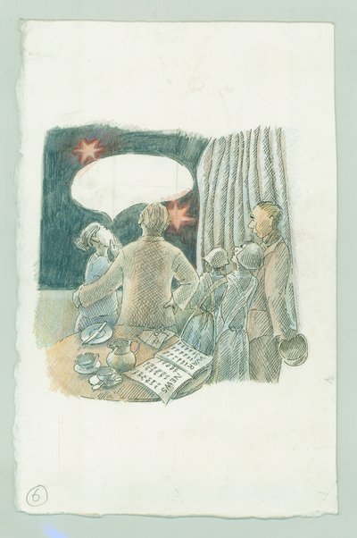 德国海军对北约克郡斯卡伯勒的轰击，1914年。 作者 朱迪思·多比