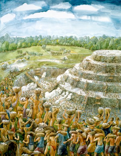 西尔伯里山，约2400BC，约1990-2010年 作者 朱迪思·多比