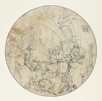 施洗者圣约翰被斩首 作者 约格·布鲁（JörgBreu）