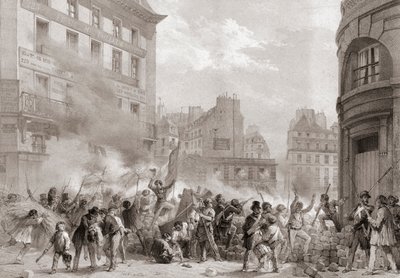 1848年革命, 法国 作者 朱尔斯（后）大卫