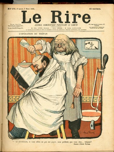Le Lire》第278期的封面，《彩色讽刺》（Satirique en Colours）。 作者 朱尔斯·亚伯·费弗尔