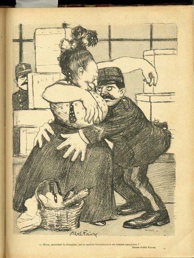 阿贝尔-法伊夫尔（1867-1945）在《愤怒》中的插图 作者 朱尔斯·亚伯·费弗尔