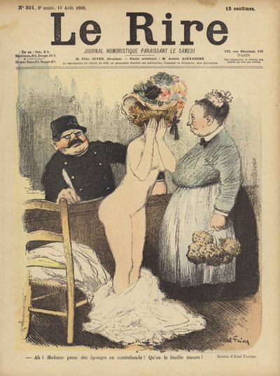笑的插图 作者 Jules Abel Faivre