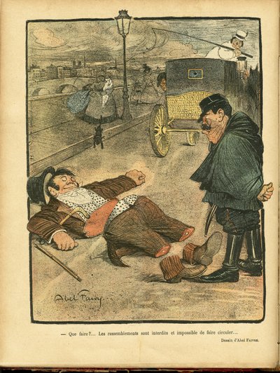 阿贝尔-法伊夫尔（1867-1945）在《雷》中的插图 作者 朱尔斯·亚伯·费弗尔
