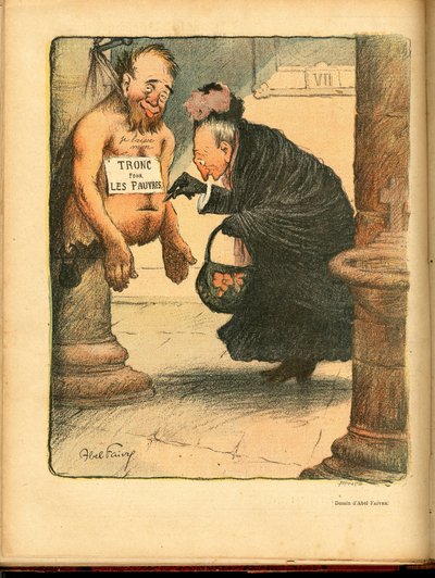 笑声》，第276期，彩色讽刺小说 作者 朱尔斯·亚伯·费弗尔