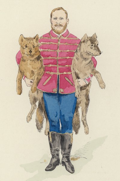 训犬师（彩色石版） 作者 朱尔斯·阿森（后）卡尼尔