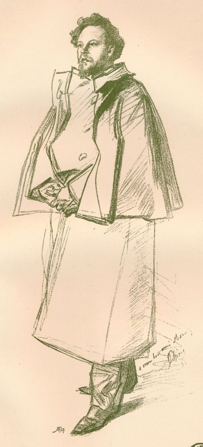 路易斯·莫林的画像，c1879 作者 朱尔斯·切雷特（Jules Cheret）