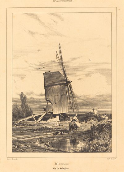 索隆磨坊（Moulin de la Sologne） 作者 朱尔斯·杜佩