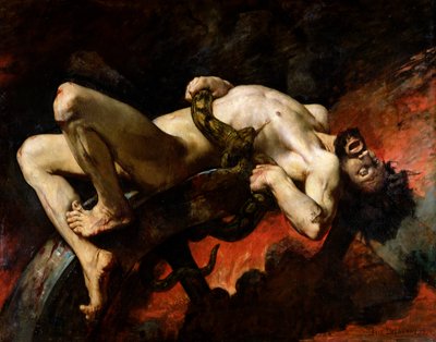 Ixion于1876年投入哈迪斯 作者 Jules Elie Delaunay