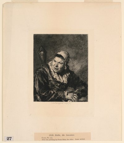 女巫希尔-波贝，选自 "纽约大都会博物馆的蚀刻版画" 作者 后颈脖子