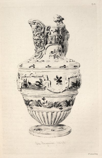 陶瓷艺术史：对陶器的描述性和哲学性研究……X版，1877年。 作者 朱尔斯·费迪南德·雅克马尔