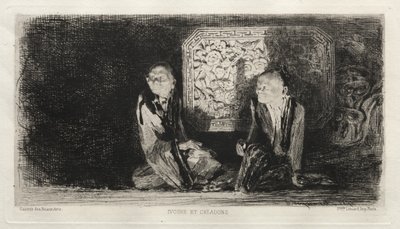 象牙和青瓷，1872年。 作者 朱尔斯·费迪南德·雅克马尔