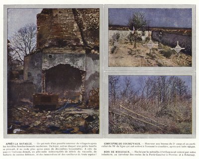 战斗结束后，Courgivaux坟场，桦木 作者 Jules Gervais Courtellemont