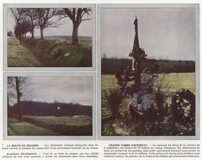 塞尚路，Great Esternay墓，Esternay高原 作者 Jules Gervais Courtellemont