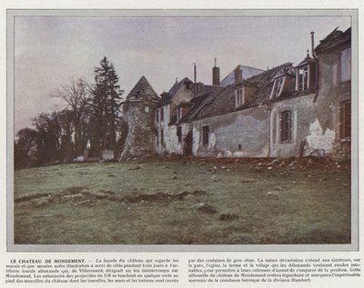 Mondement城堡 作者 Jules Gervais Courtellemont