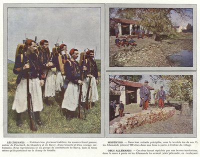 Zouaves，Monthyon，德国贝壳 作者 Jules Gervais Courtellemont