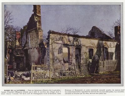 Savinerie的废墟 作者 Jules Gervais Courtellemont