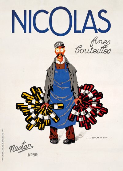 尼古拉斯·尼卡特（Nectar），约1930年（彩色光刻） 作者 朱尔斯·伊纳德·德拉尼（Jules Isnard Dransy）