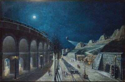 汝拉山角高架桥和 35 号堡垒，1870 年 3 月 作者 朱尔斯·玛丽