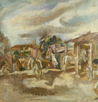 古巴村；古巴村，约1917-1918年 作者 朱尔斯·帕辛