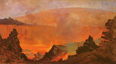 1888年夏威夷火山 作者 朱尔斯·塔弗尼尔
