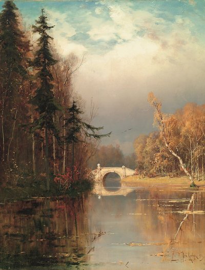 1893年秋天的公园 作者 朱莉·朱利耶维奇·克莱弗
