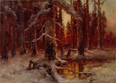 傍晚来临，1918年 作者 朱莉·朱利耶维奇·克莱弗