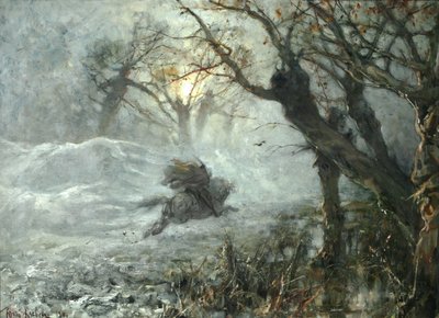 森林之王，约1887年 作者 朱莉·朱利耶维奇·克莱弗