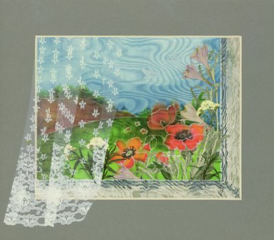 乡村风景中的罂粟花 作者 朱莉娅·吉布森（Julia Gibson）