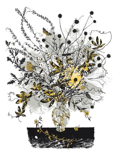纪念》，2017（丝网印刷） 作者 朱莉娅·麦肯齐（Julia McKenzie）