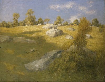 高地牧场，约1905年。 作者 朱利安·奥尔登·威尔