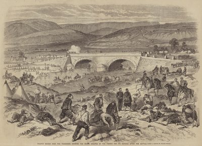 Traktir大桥横跨Tchernaya，展示了法国人为战后的防御而建造的作品 作者 朱利安·波特（Julian Portch）
