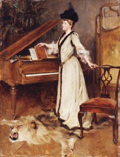 夫人的画像，1901年 作者 朱利安·罗素的故事