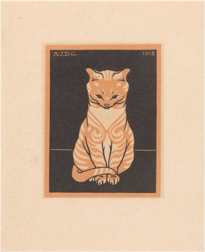 坐着的猫 作者 朱莉·德格拉格