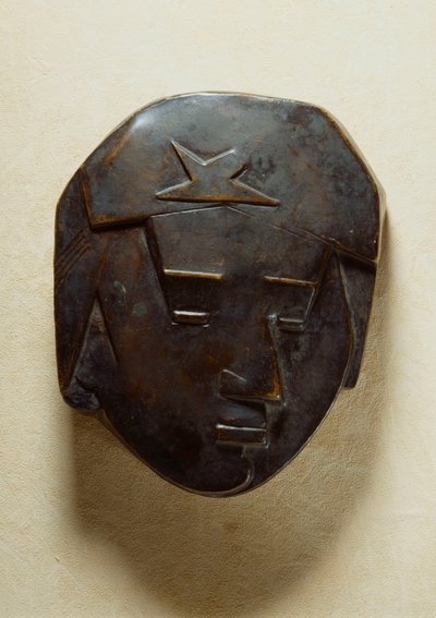 青少年的脸；十几岁的女孩的脸，约1928-1929年 作者 朱利奥·冈萨雷斯（Julio Gonzalez）