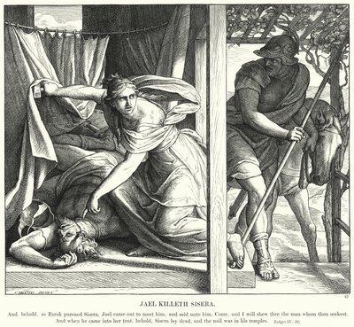 Jael Killeth Sisera (雕刻) 作者 朱利叶斯（后）施诺尔·冯·卡洛斯菲尔德