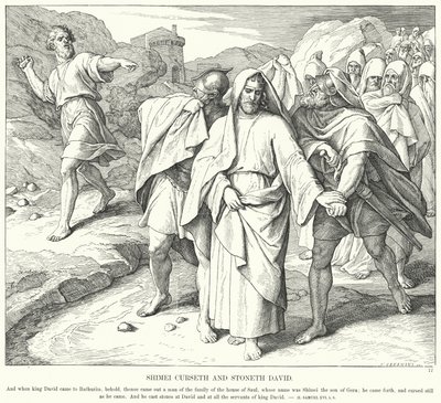 Shimei Curseth 和 Stoneth David (雕刻) 作者 朱利叶斯（后）施诺尔·冯·卡洛斯菲尔德