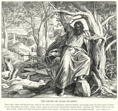 加略人犹大之死（版画） 作者 朱利叶斯（后）施诺尔·冯·卡洛斯菲尔德