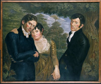 Philipp Otto Runge的We Three的副本 作者 朱利叶斯·奥古斯特·弗里德里希·西奥多·冯·埃伦