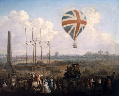 Lunardis新气球先生，1785年6月29日 作者 朱利叶斯·凯撒·伊贝森
