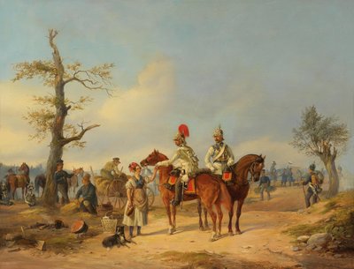 萨特勒和普鲁士的胸甲骑兵 作者 朱利叶斯·舒尔茨（Julius Carl Schulz）