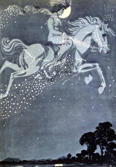 夜行者，19 世纪末（插图） 作者 朱利叶斯·迪兹